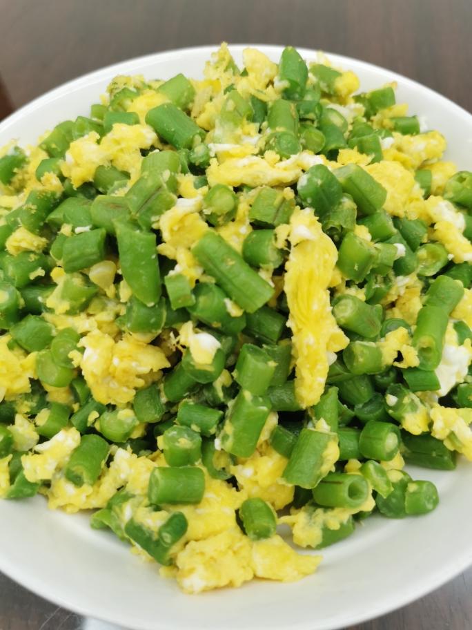 豆角炒蛋