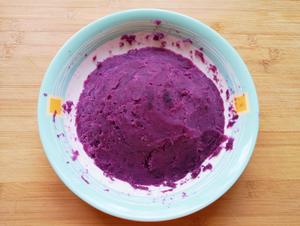 低脂紫薯糕的做法 步骤7