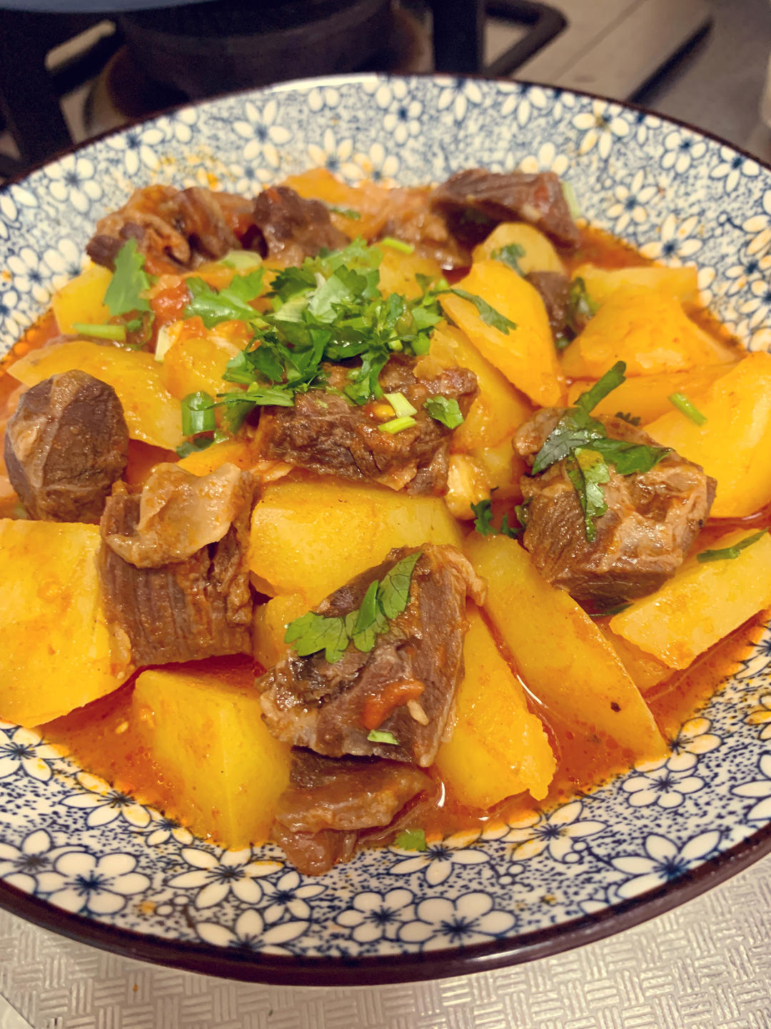 卤牛肉烩番茄土豆🥩🥔🍅