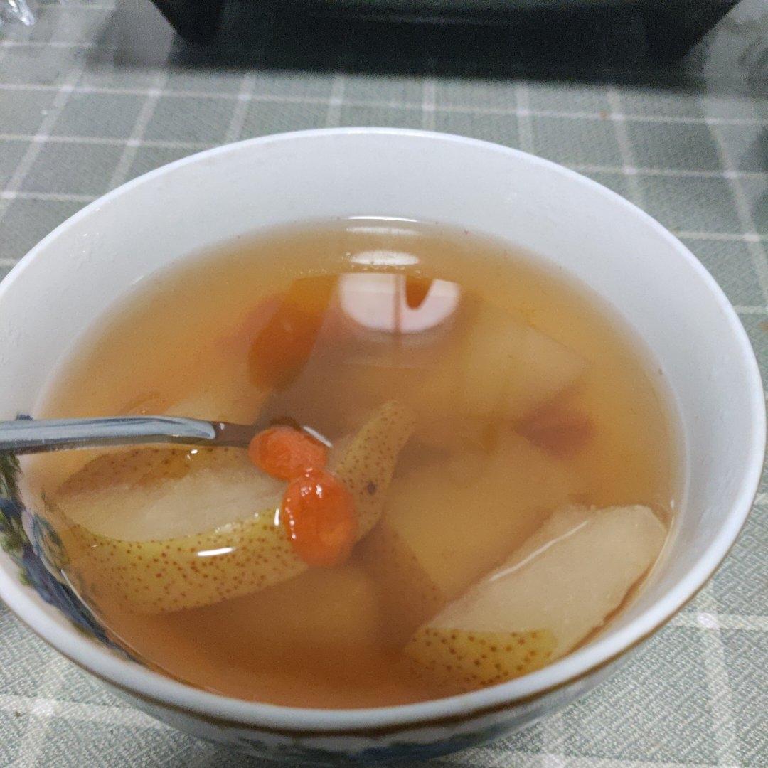 冰糖雪梨（止咳，中医给的）