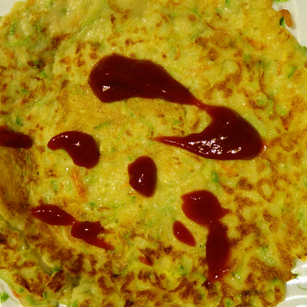 胡萝卜西葫芦鸡蛋饼