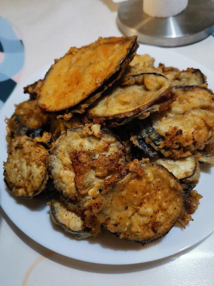 酥炸茄盒￨外酥里嫩