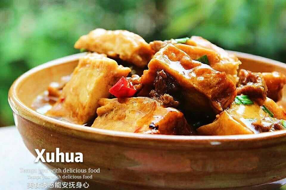 韩式辣酱肉末豆腐