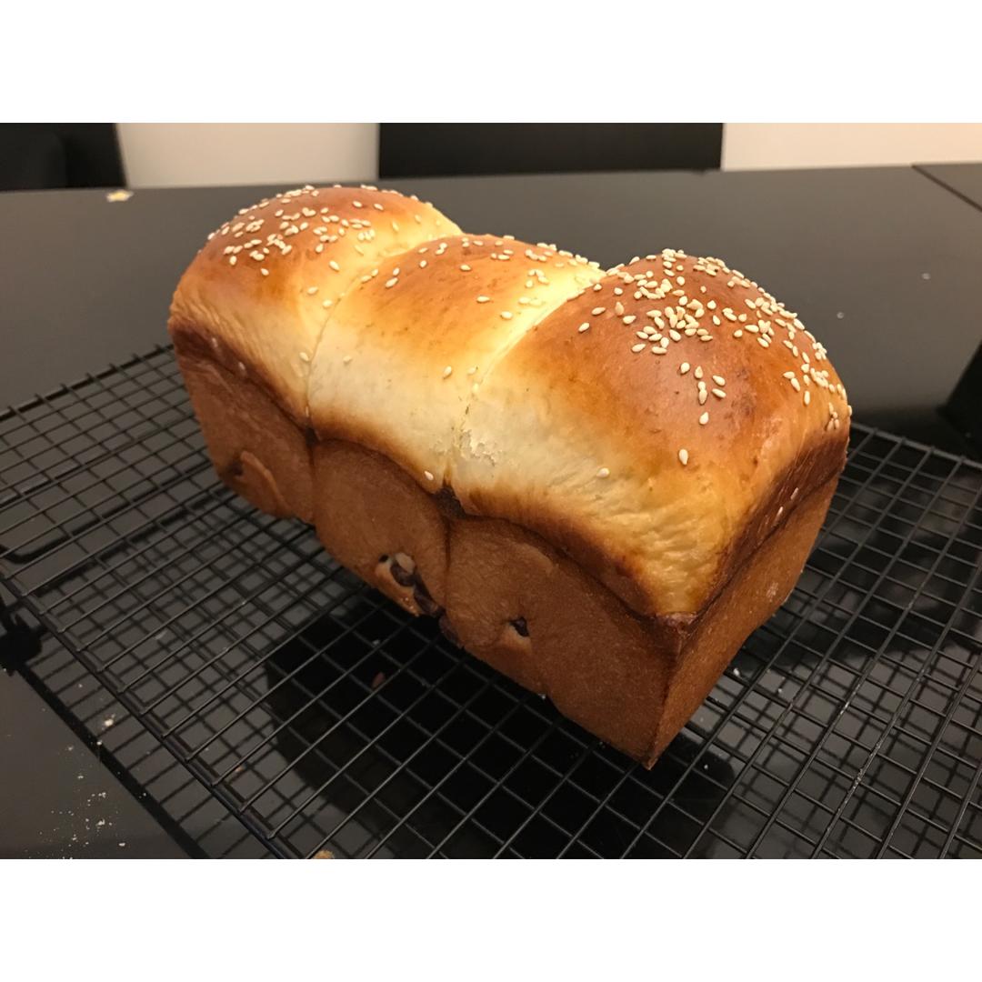 好吃的蜜红豆吐司
