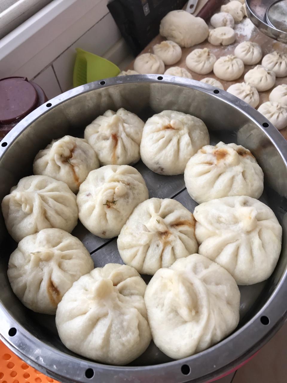 茴香馅包子
