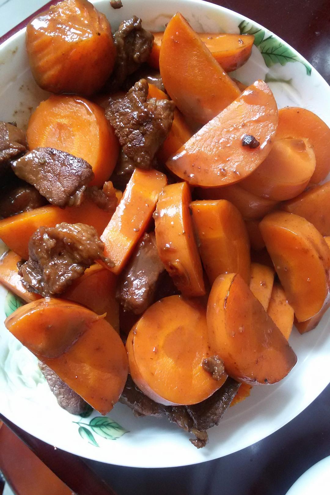 胡萝卜炒肉