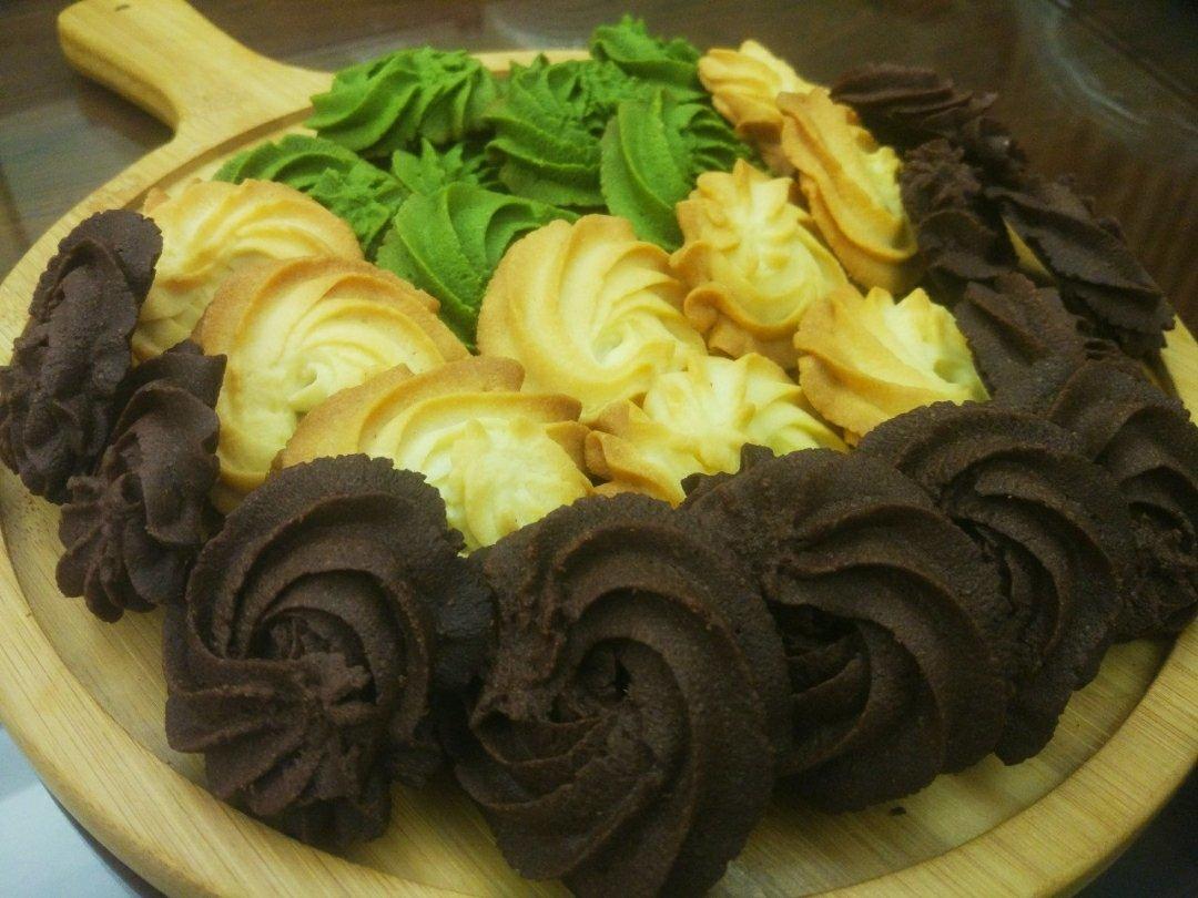 零失败花纹超级立体的黄油曲奇