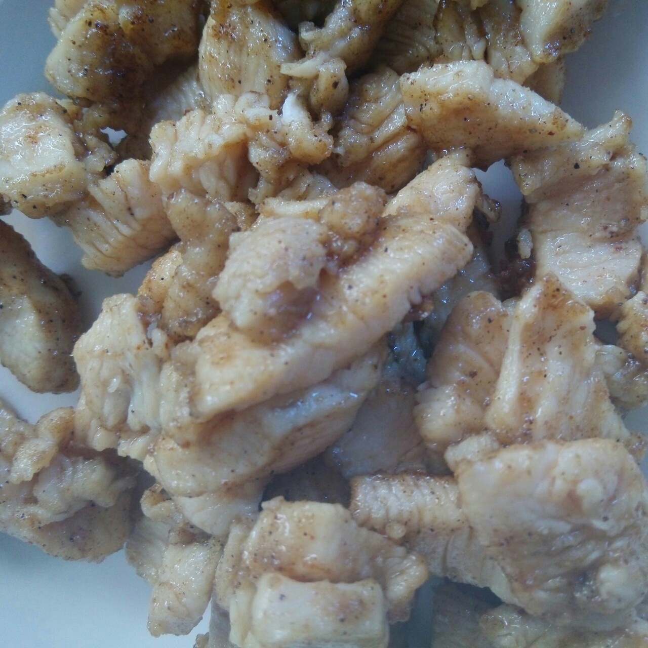 孜然鸡肉粒