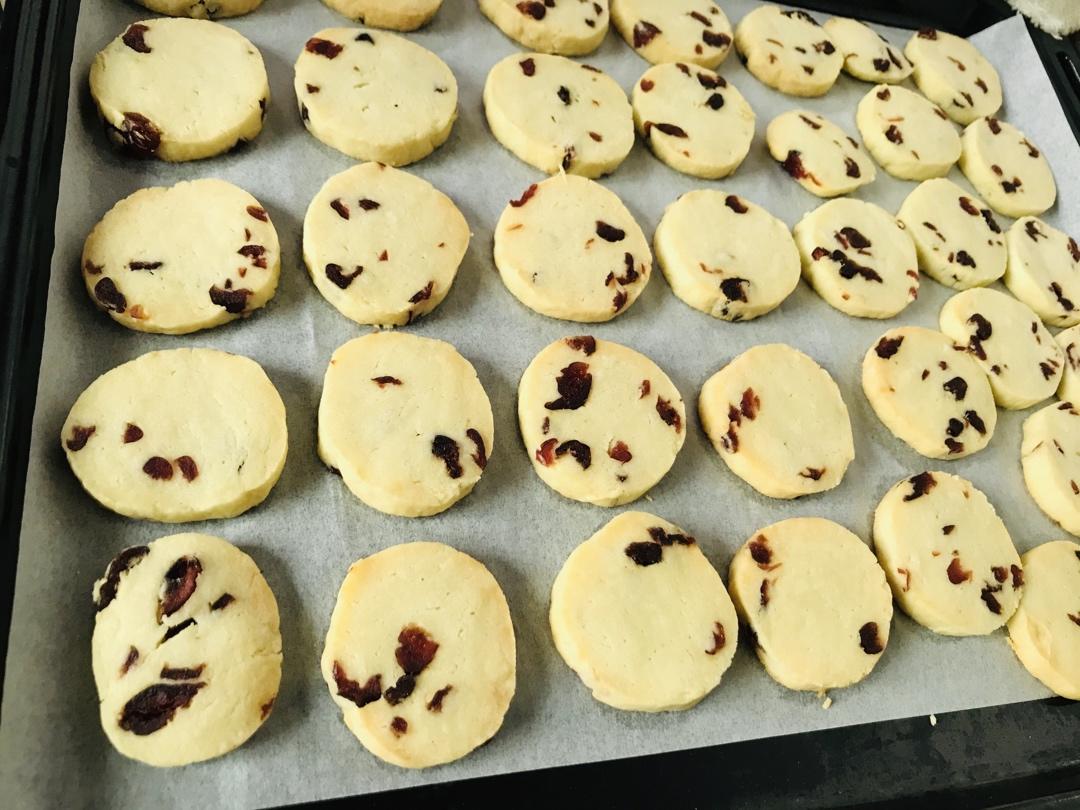 低糖少油版蔓越莓饼干