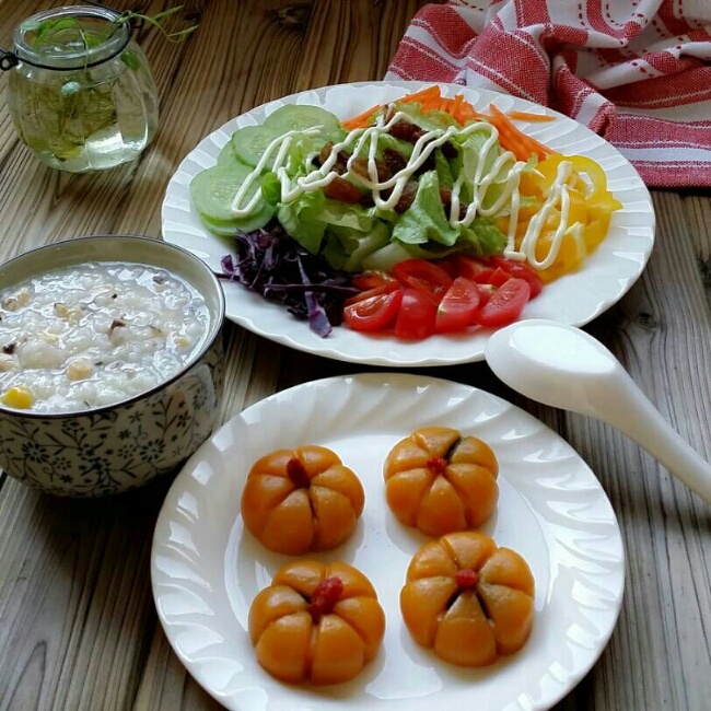 Q弹南瓜饼