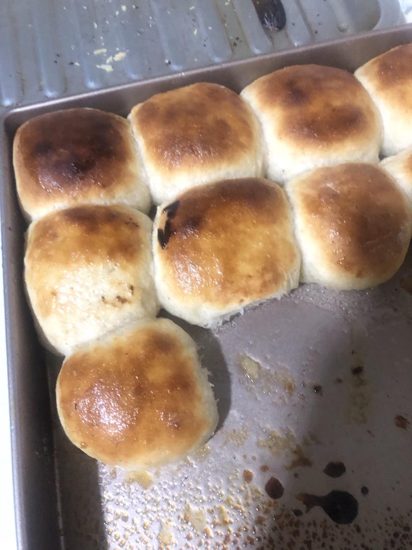 蜂蜜脆底小面包，简单易上手的营养早餐