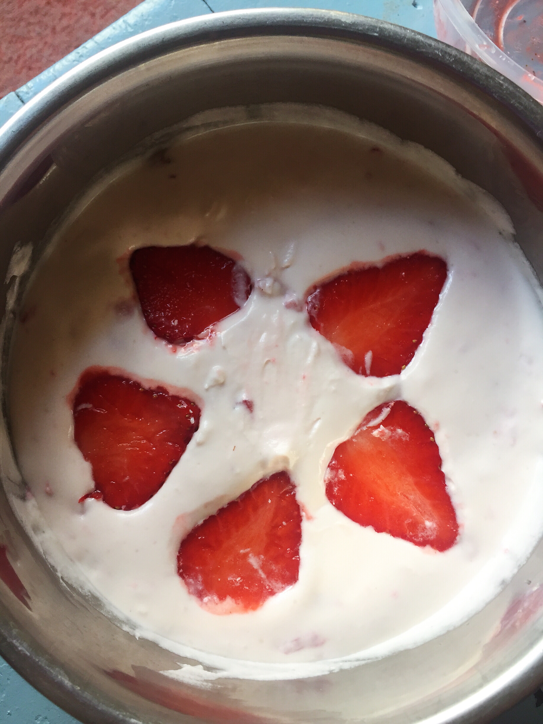 草莓🍓酸奶冰淇淋的做法 步骤6