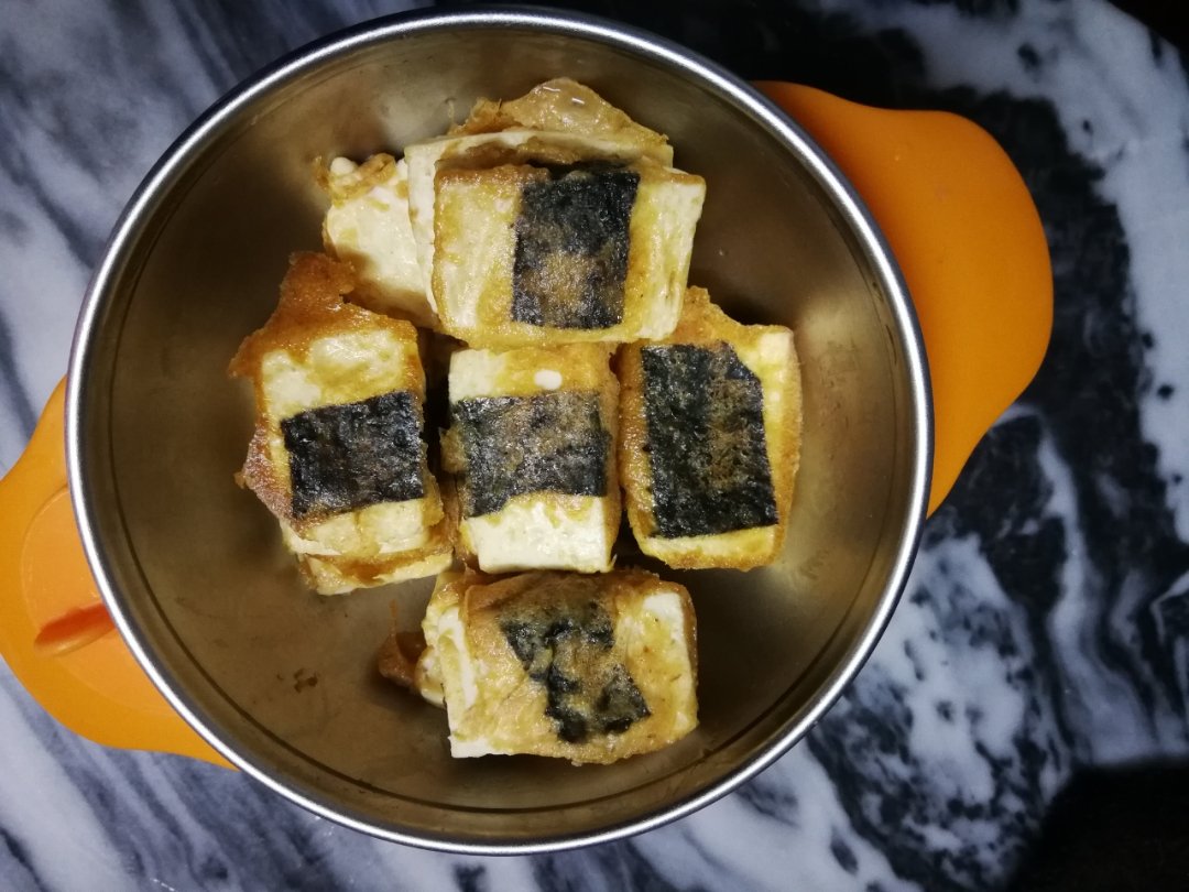 宝宝辅食：海苔豆腐