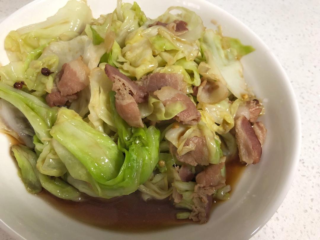 培根手撕包菜
