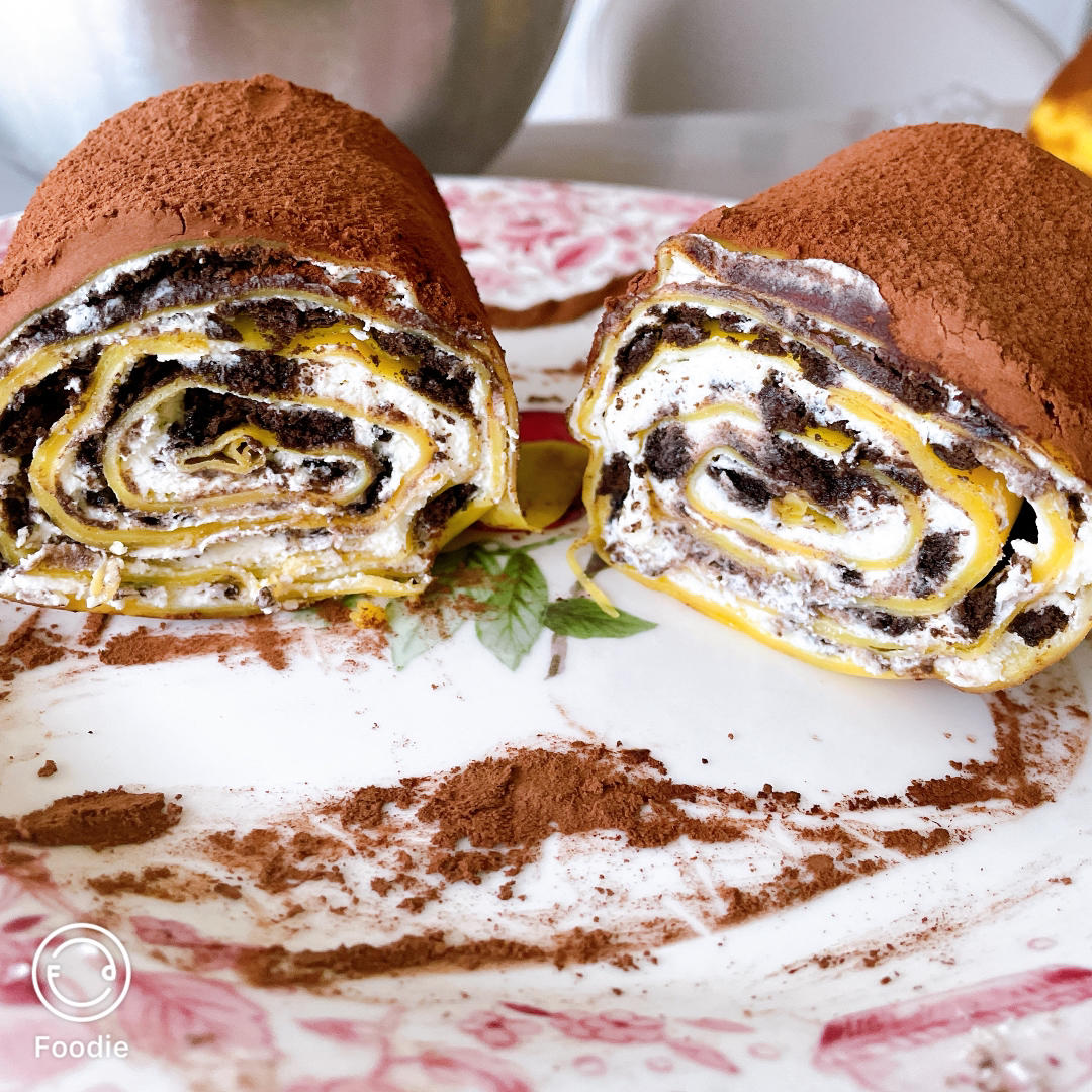 免烤箱❗千层毛巾卷❗也是万能千层皮