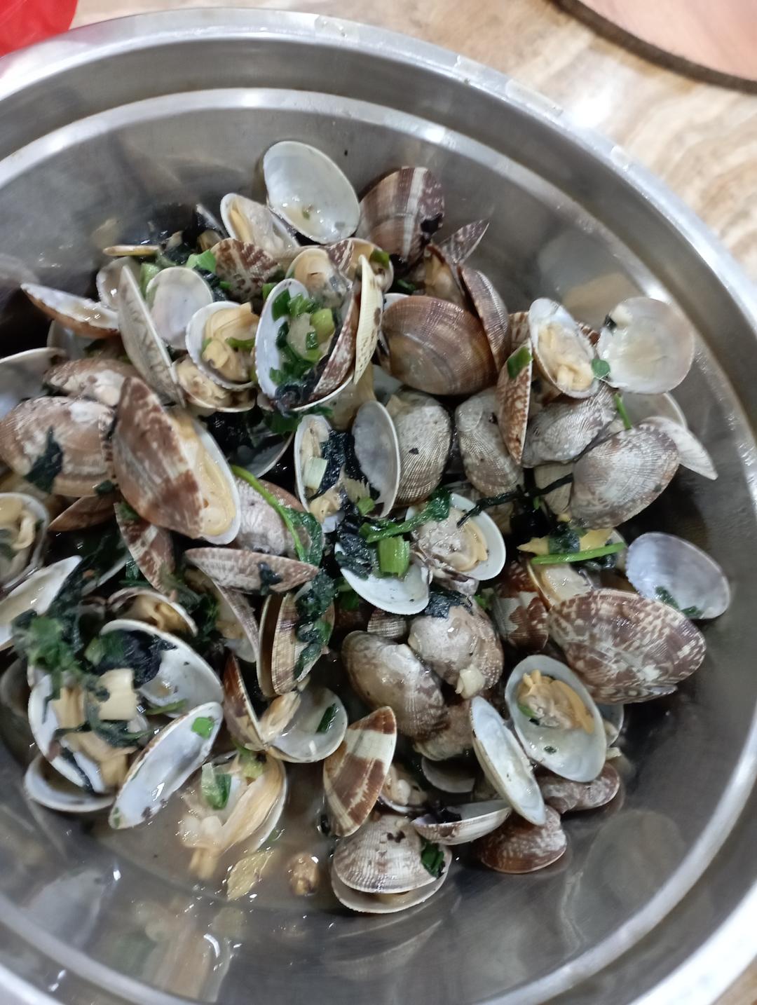 紫苏豉汁炒花甲