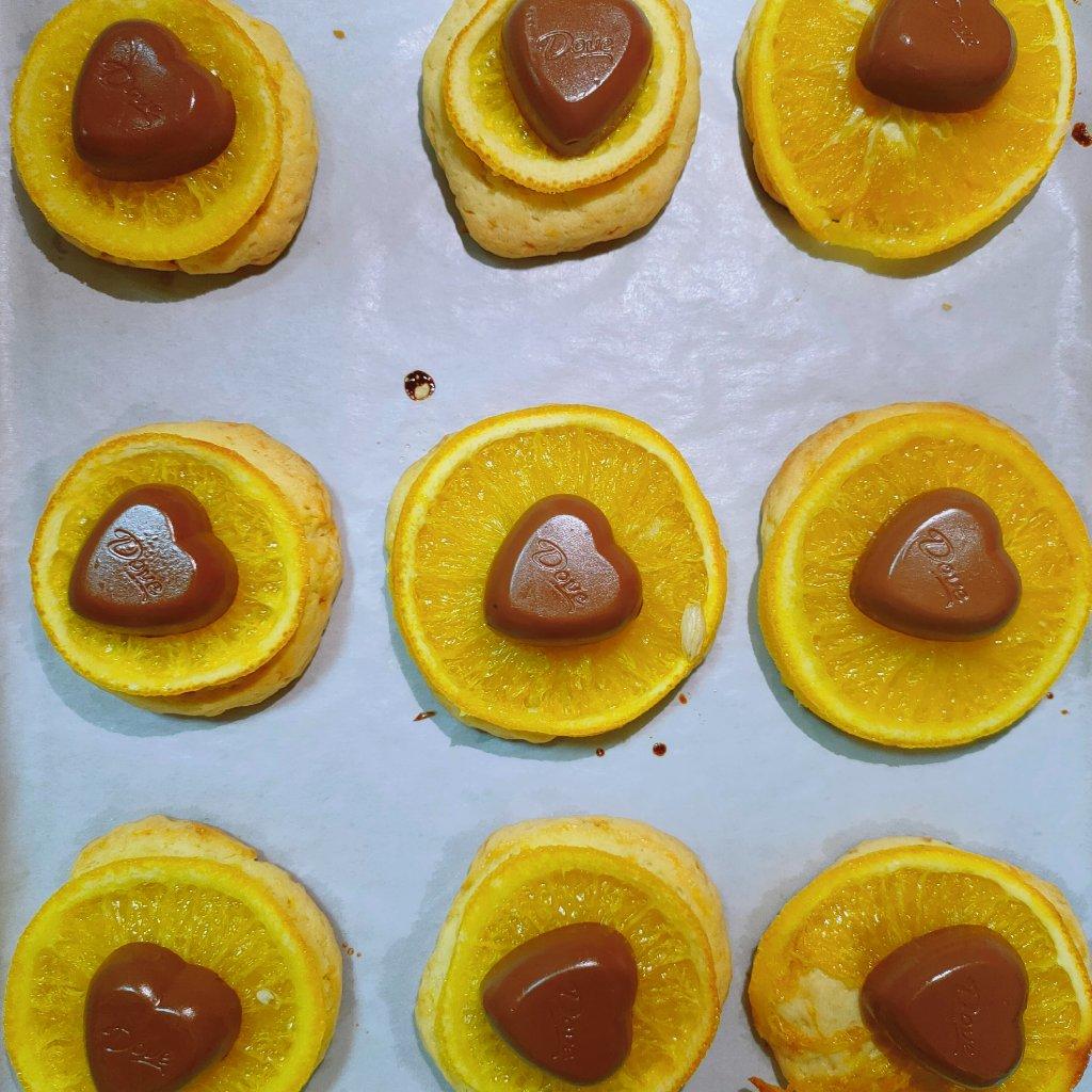 🍊橙意满满超高颜值的巧克力橙子饼干🍪