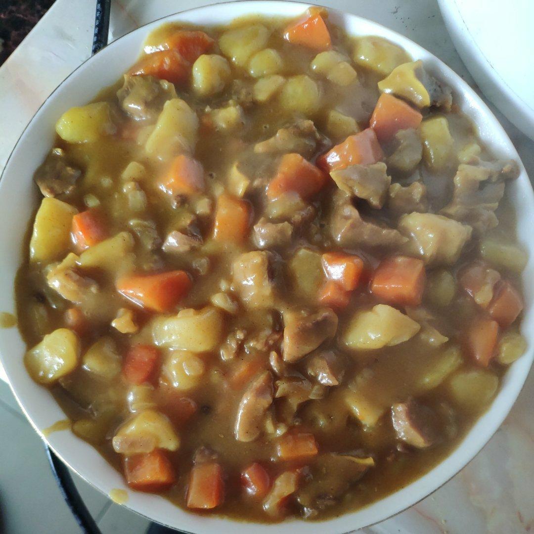 咖喱牛肉(零失败)