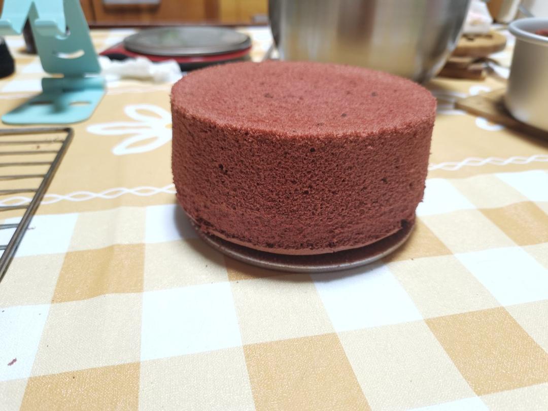 暖心红丝绒蛋糕［6寸绵软戚风版 ］