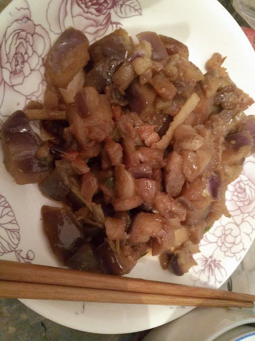 茄子炒肉