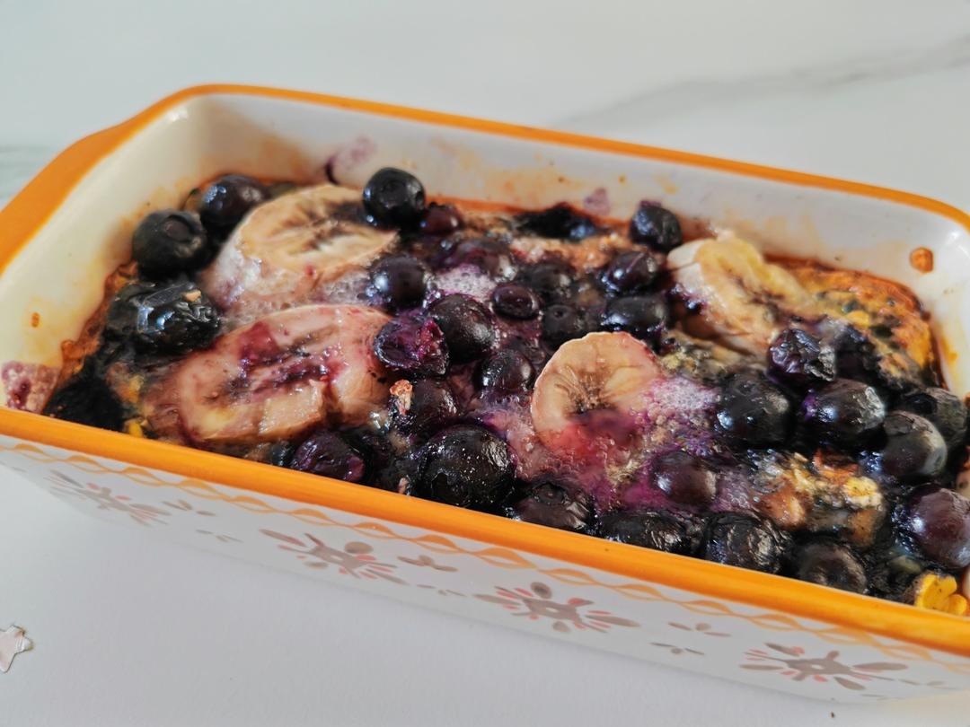 香蕉蓝莓烤燕麦