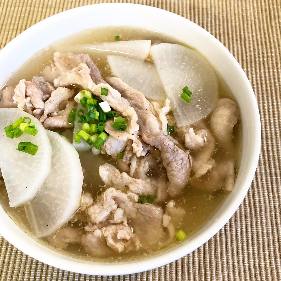 sonyaliao做的猪肉萝卜汤