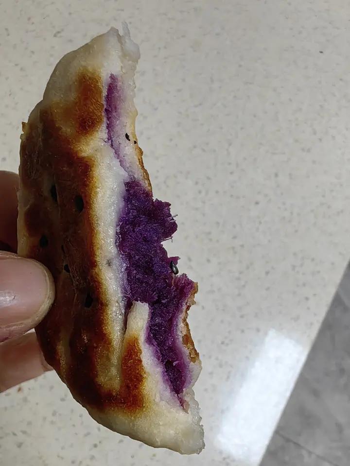 山药紫薯饼—快手早餐