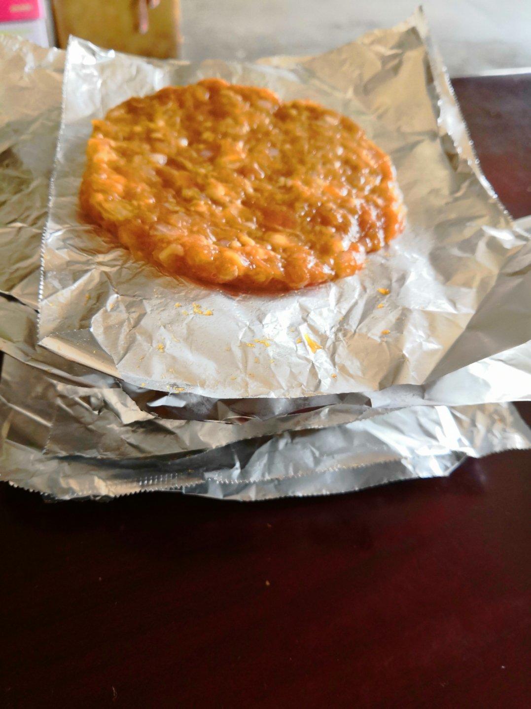 简单汉堡包猪肉饼
