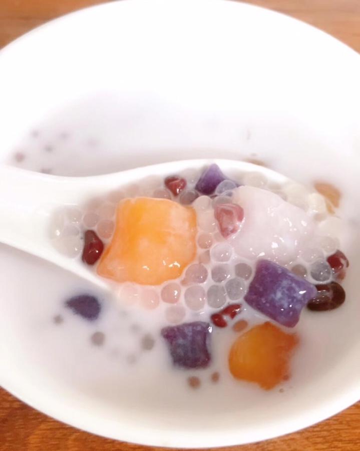 自制Q弹三色芋圆(超简单零失败)