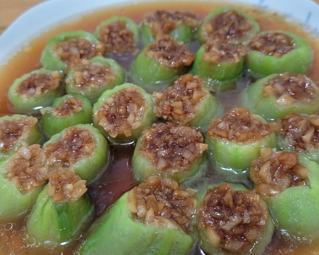 蒜蓉蒸丝瓜的做法