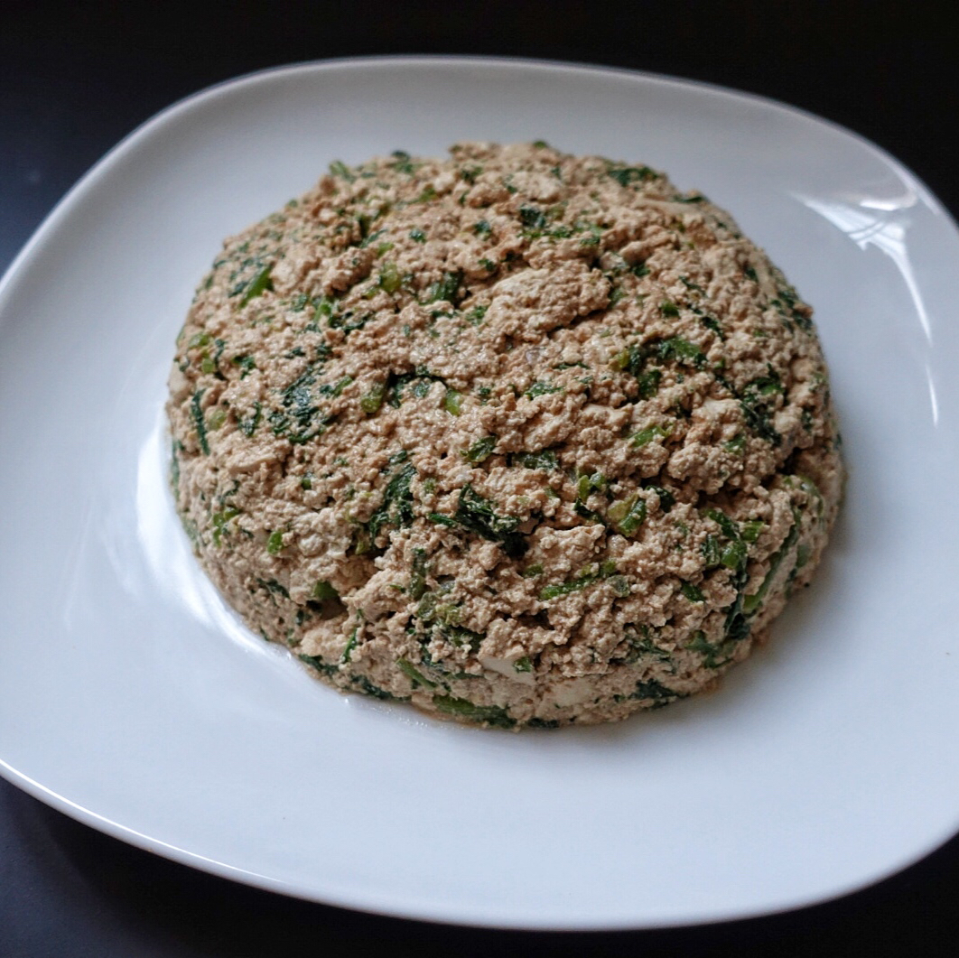 【曼食慢语】茼蒿拌豆腐