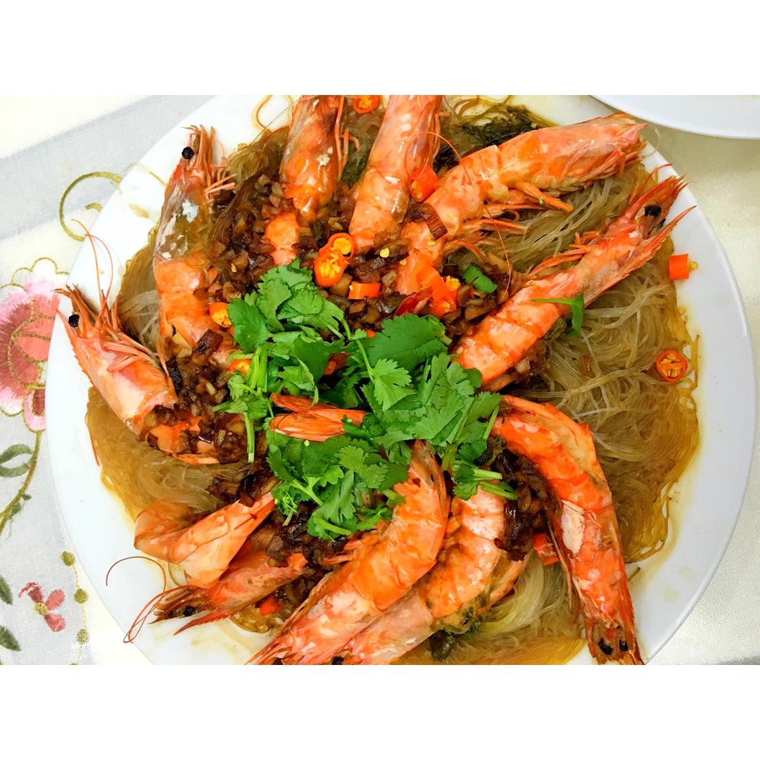 蒜蓉粉丝蒸虾