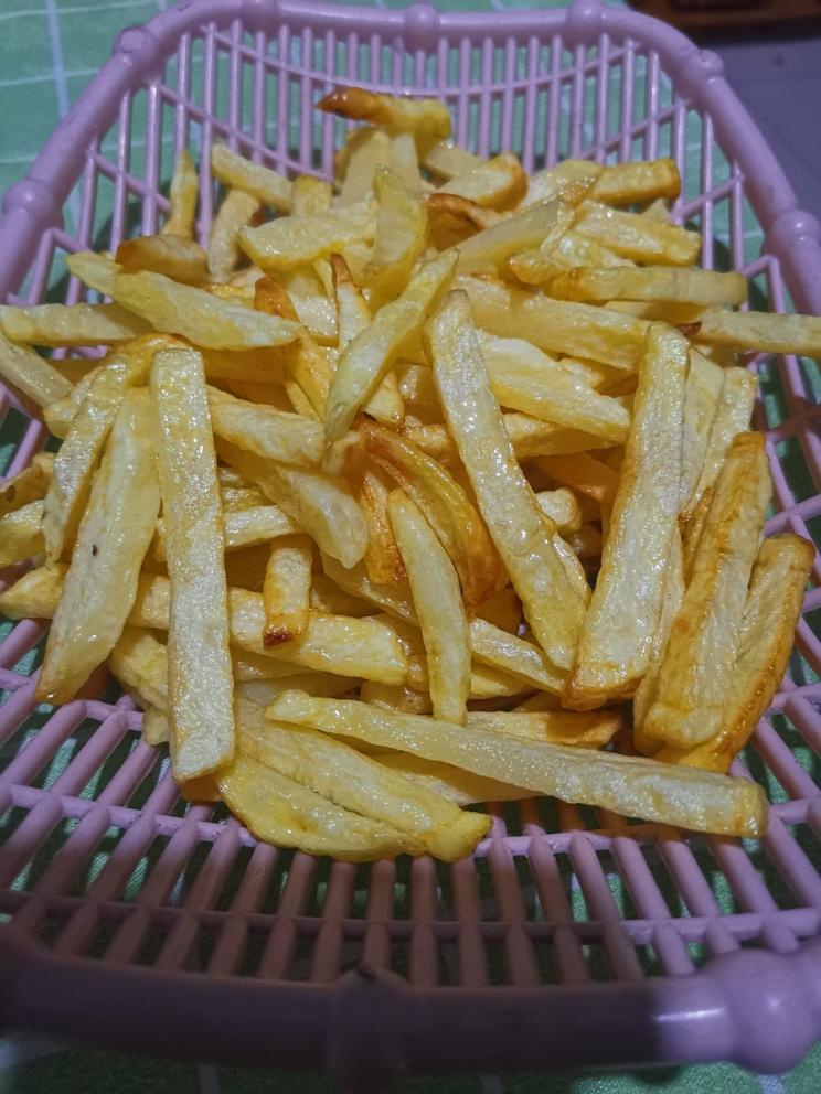 空气炸锅自制薯条的做法