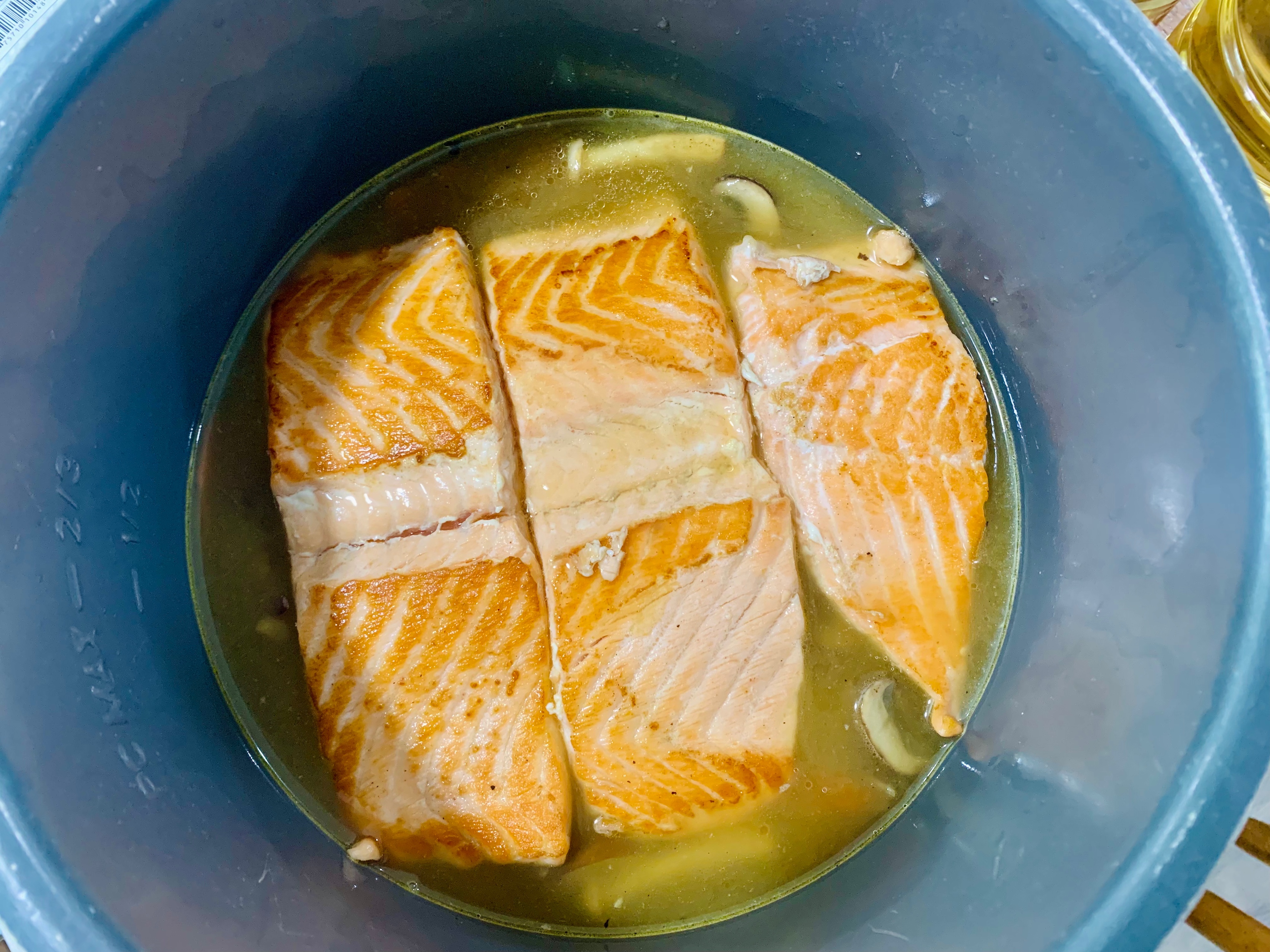日式三文鱼焖饭的做法 步骤9