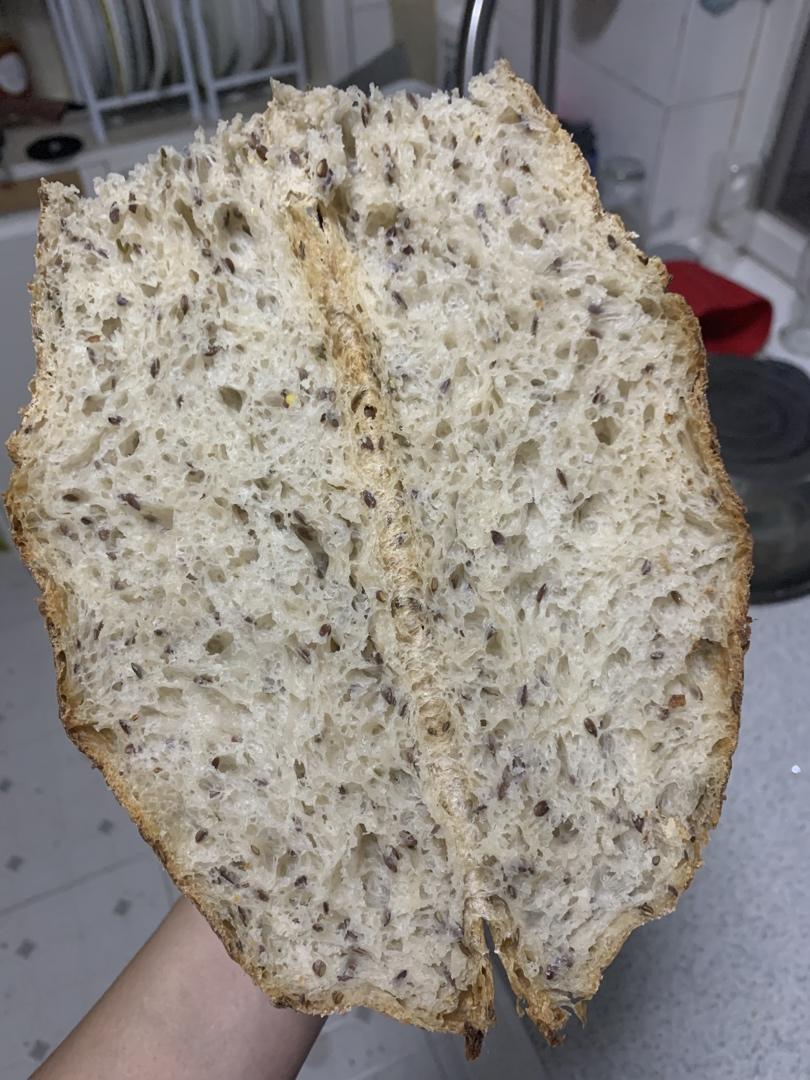 练手版亚麻籽欧包