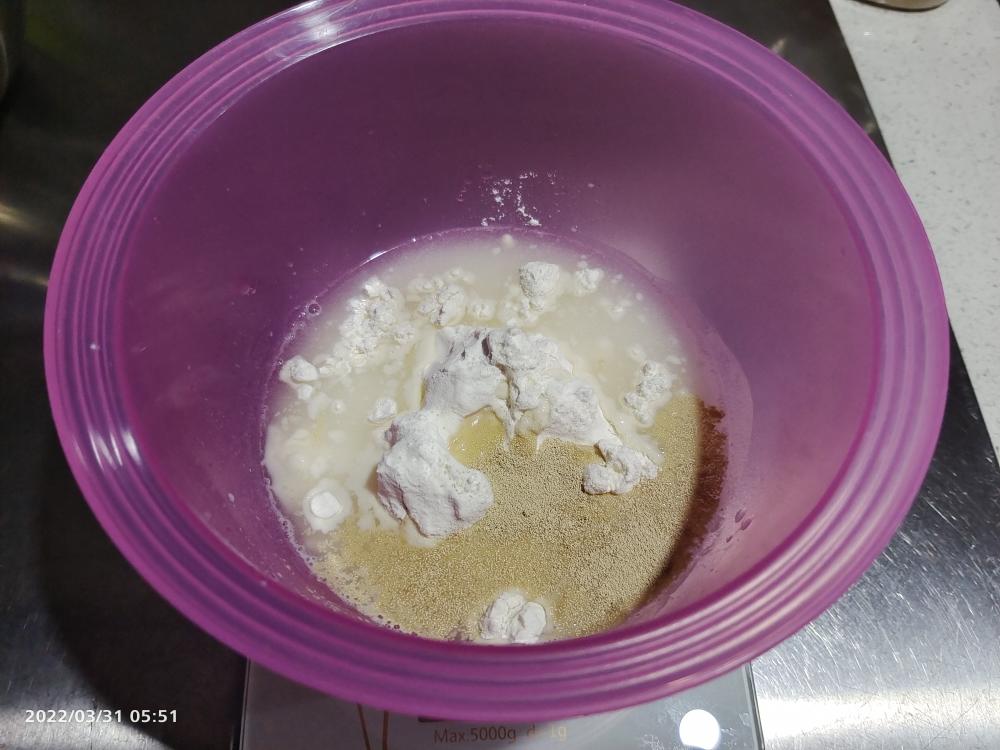 纯奶手撕吐司的做法 步骤1