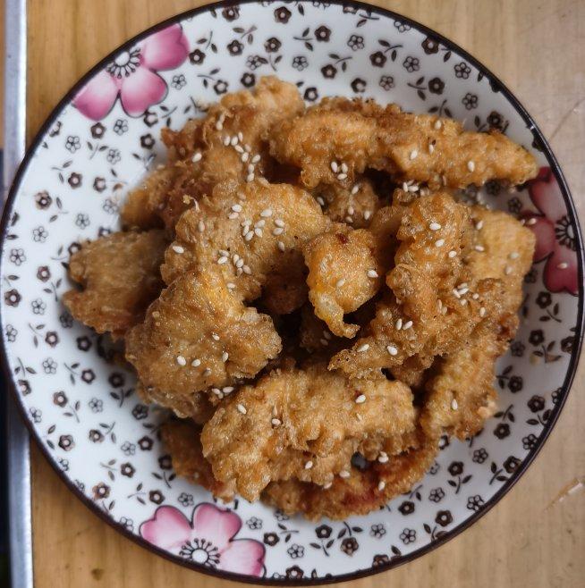 黑椒柠檬小酥肉㊙️这样做好吃到哭❗【南方兄弟刀具食谱】