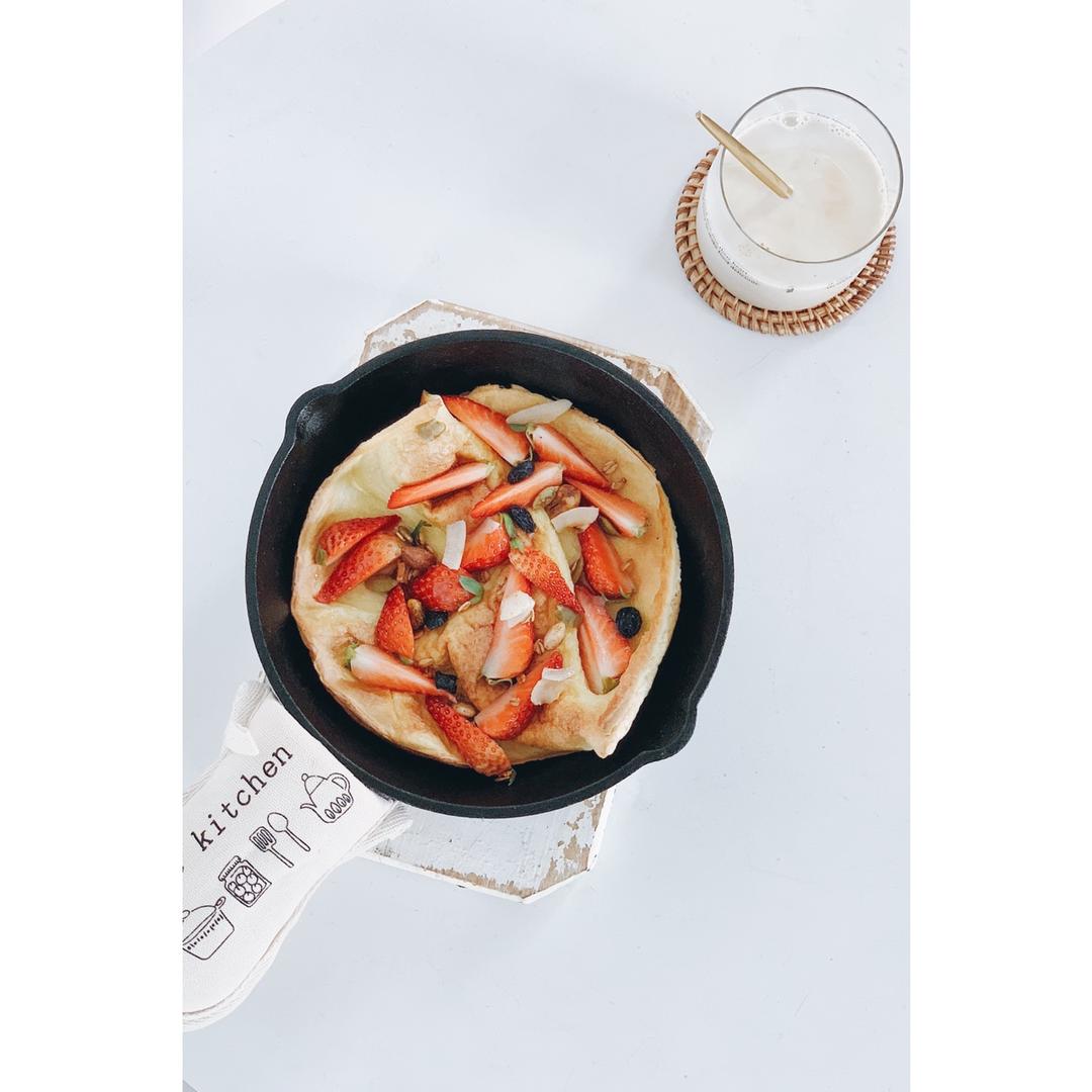 快手早餐 | 荷兰松饼的万能公式（可甜可咸）