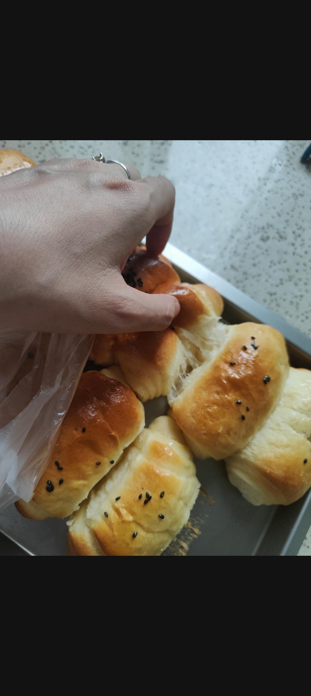 牛奶面包卷（直接法）