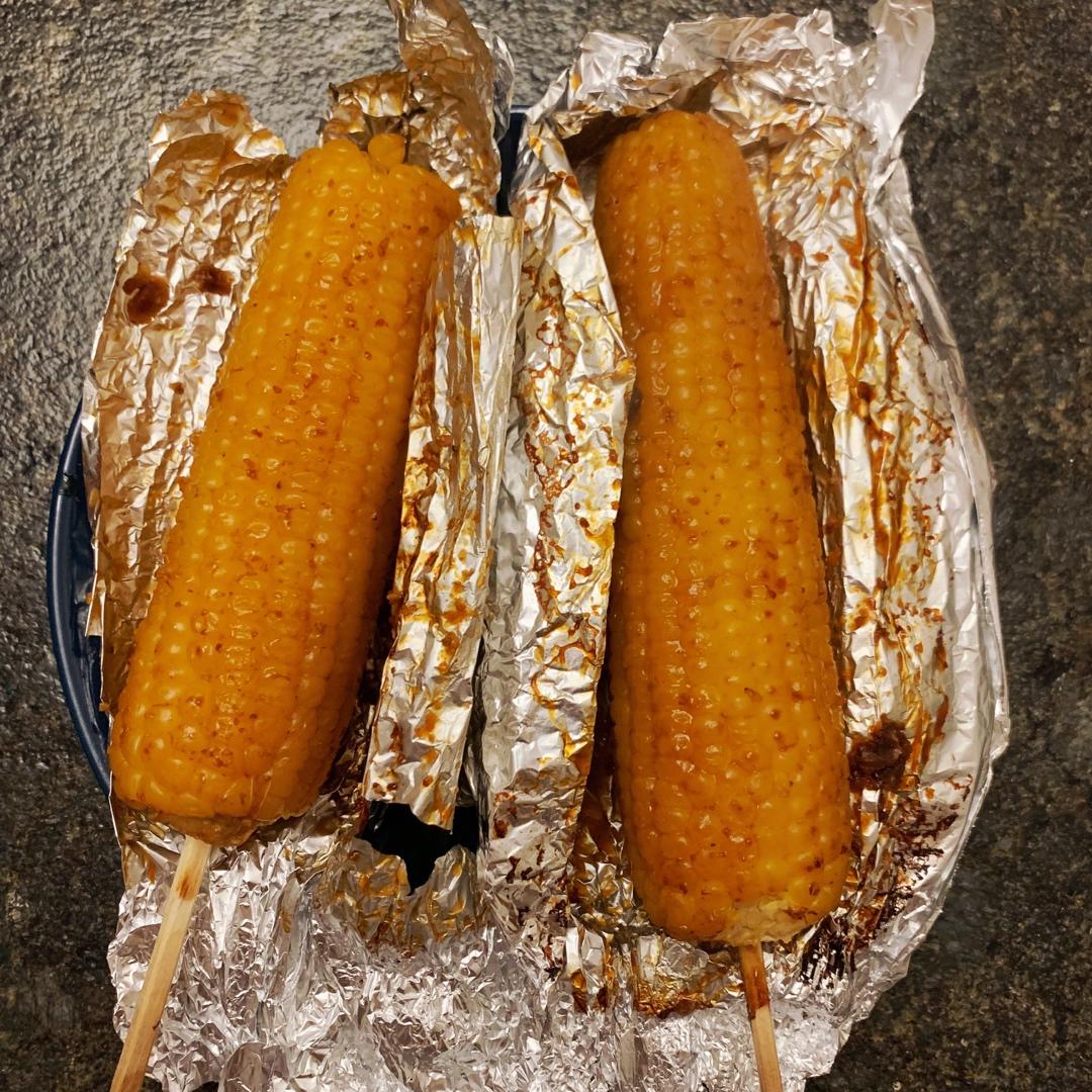 rossie麻麻做的家庭烤箱烤玉米