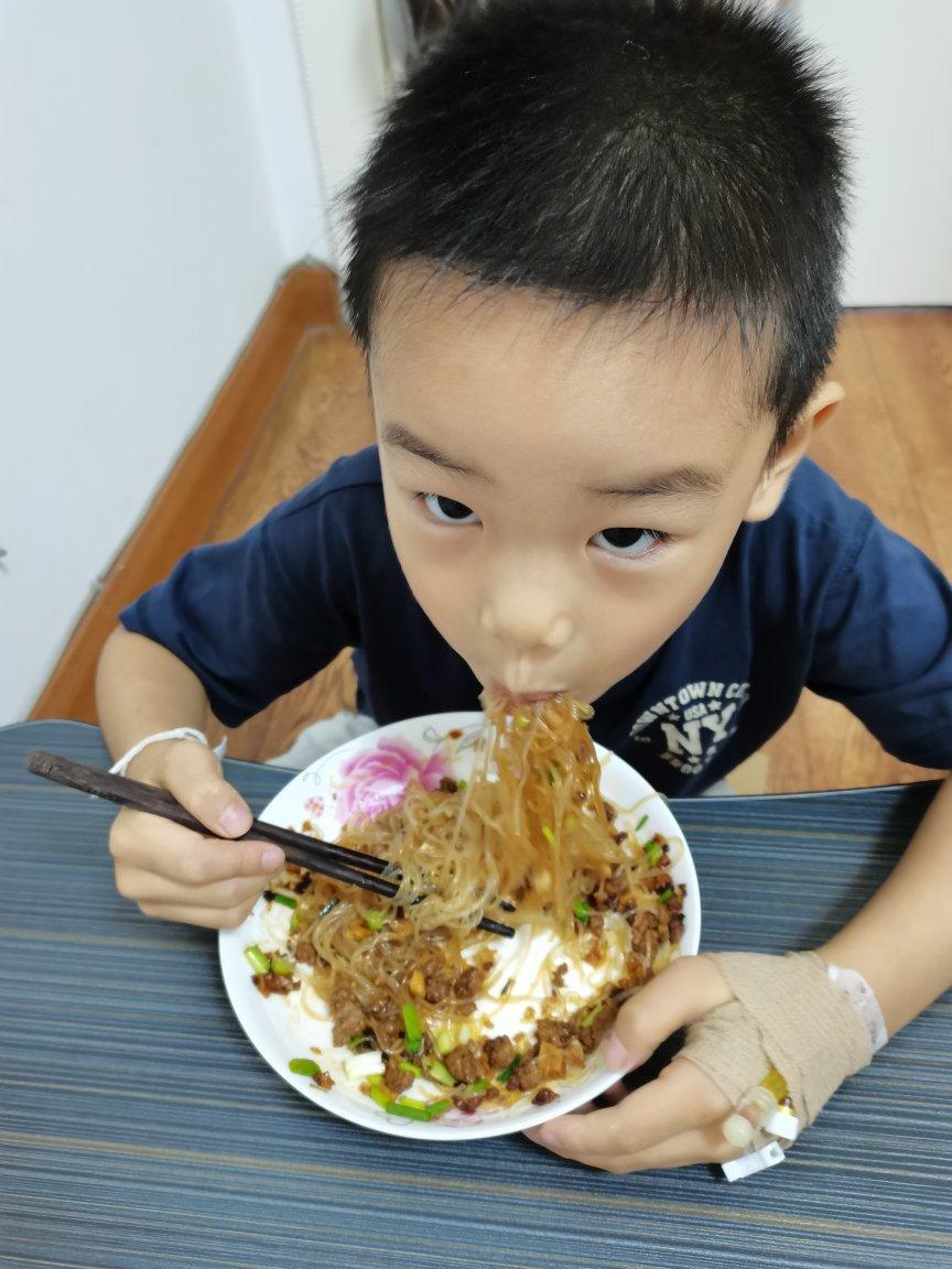 快手菜~蒜蓉肉沫蒸粉丝