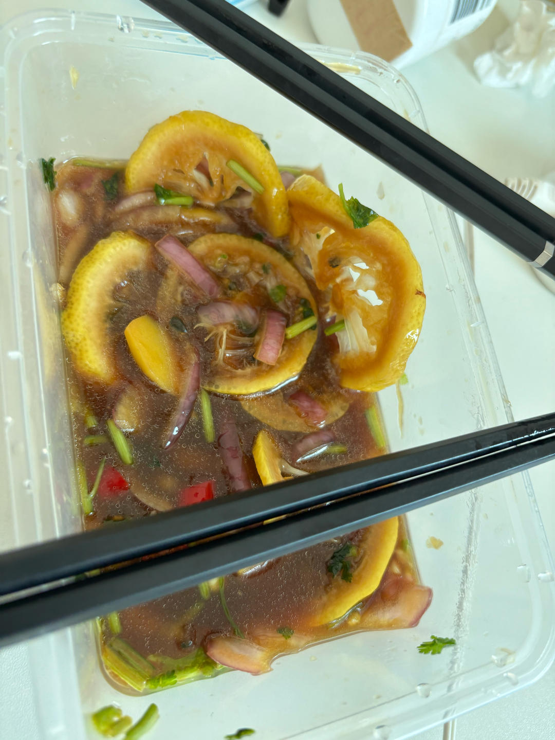 柠檬百香果鸡爪