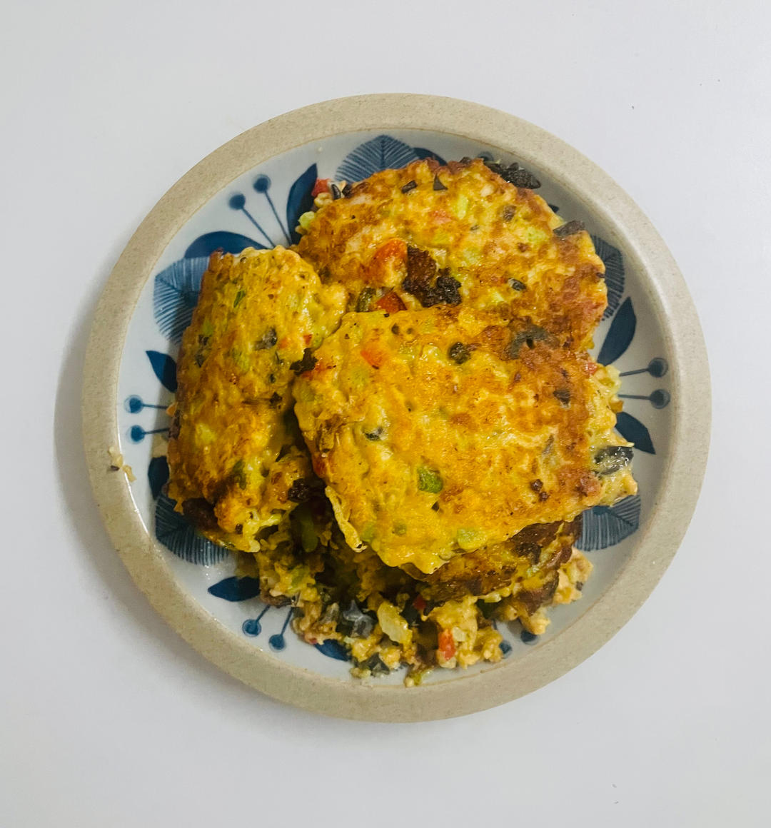 南通味道—五彩丝瓜文蛤饼