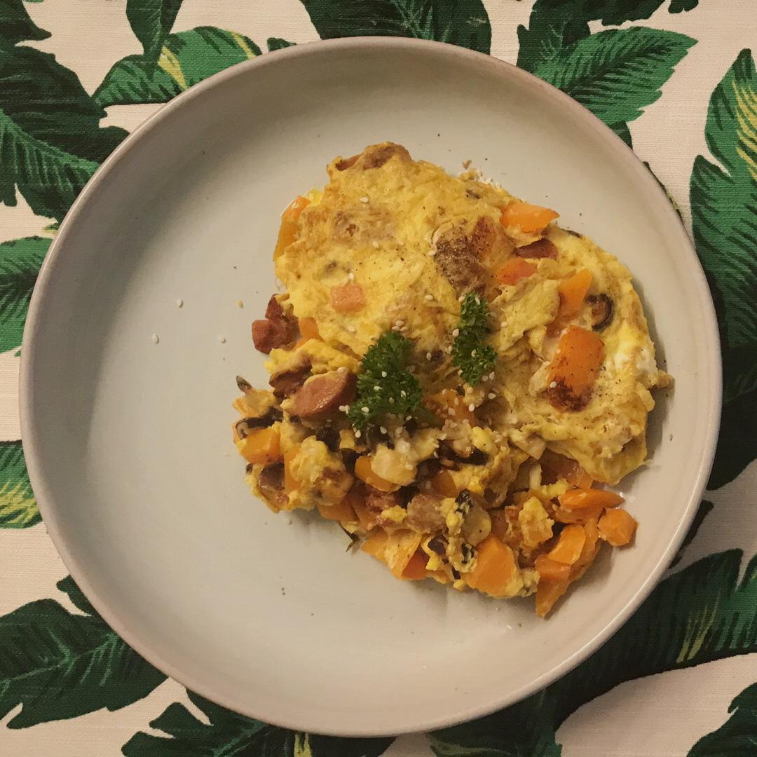 西式乳酪欧姆蛋 omelette