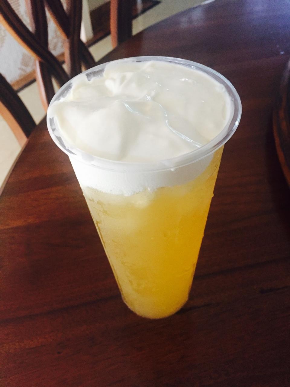 mintk8a6做的海盐芝士奶盖红茶