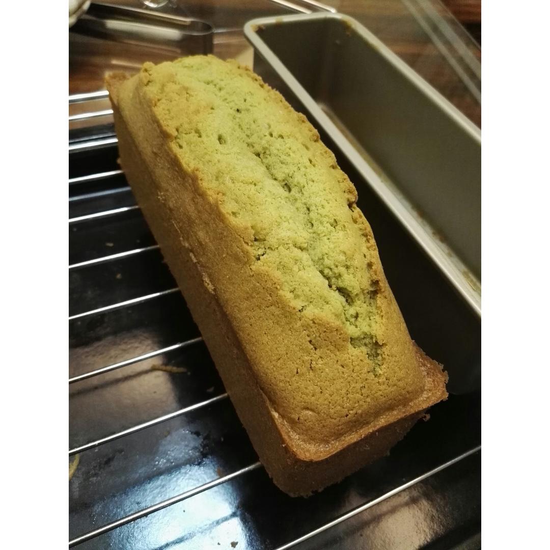 香草&抹茶双拼磅蛋糕（白菜磅）