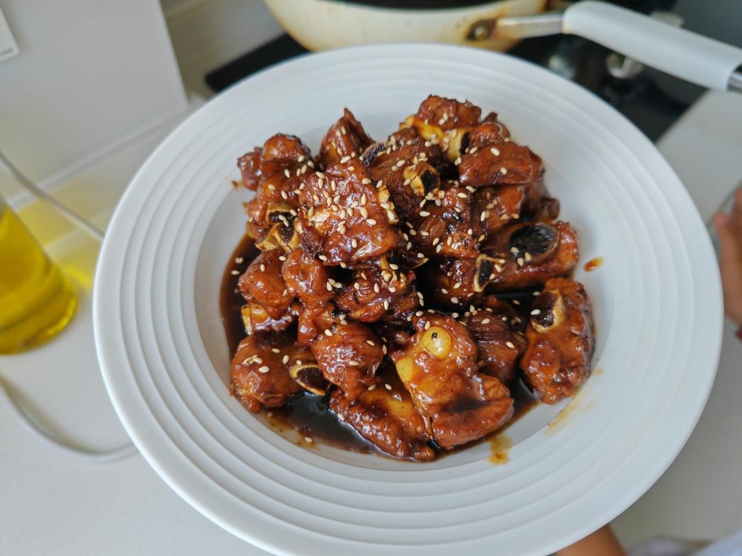 糖醋排骨/糖醋小排（不放油）（12345口诀做出正宗上海本帮）