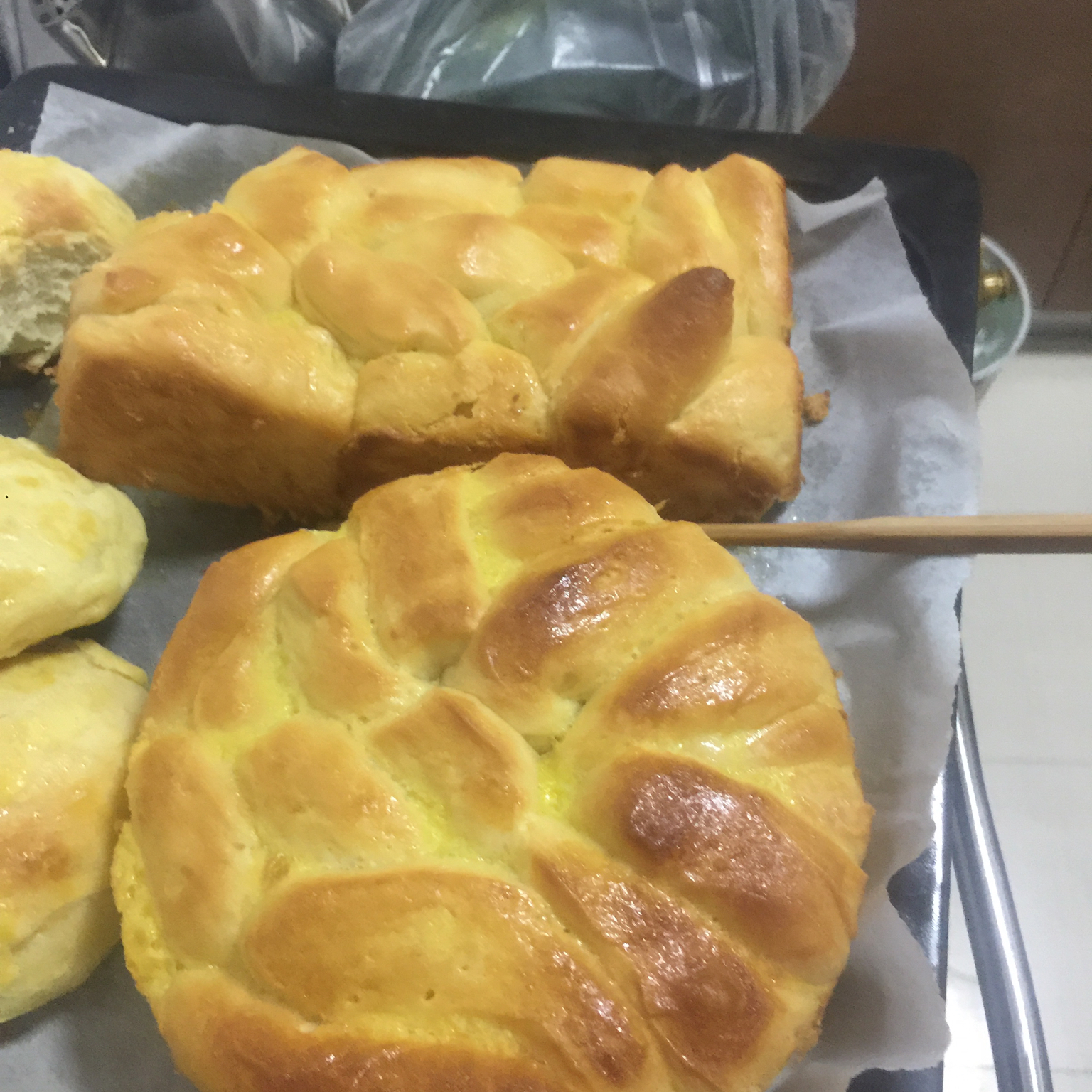 日式香浓炼乳面包