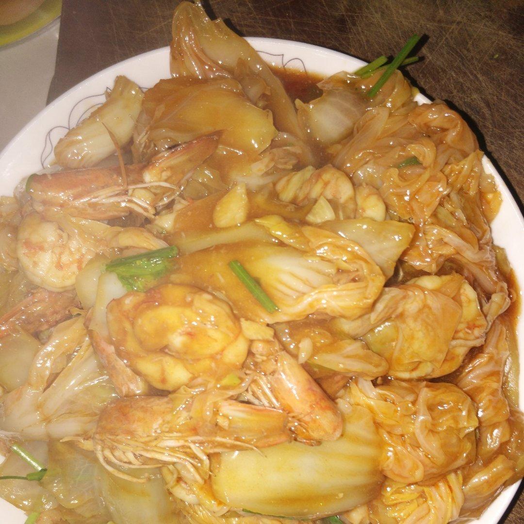 鲁式“四勺”白菜虾