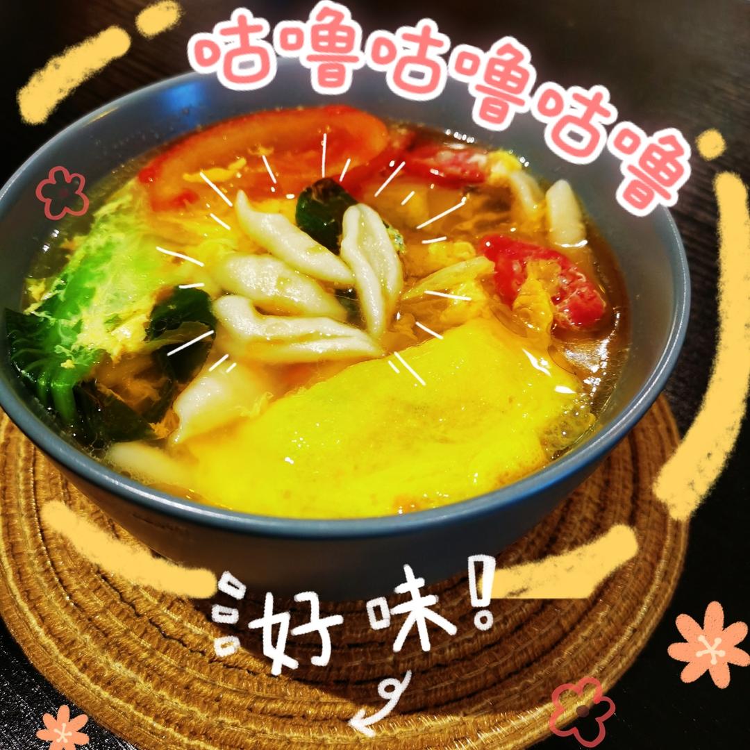蕃茄鸡蛋面疙瘩
